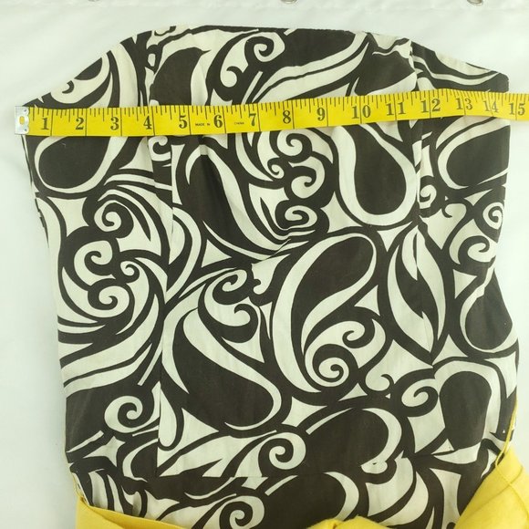 Tabitha Womens Cream Brown Paisley Print Strapless Back Zip Summer Dress… - Picture 9 of 15